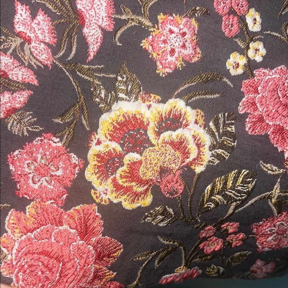 LOFT Pink and Orange Mini Pencil Skirt for Night Out - Picture 4 of 7